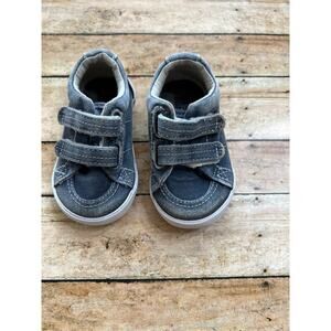Sperry Halyard Blue Velcro Shoes Infant Size 2